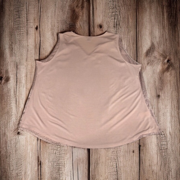 Ann Taylor Factory Mixed Media Shell size Xl - Picture 4 of 6